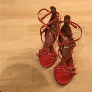 Valentino coral shoe